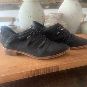 Free People ankle black bootie